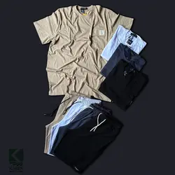 ست تیشرت و شلوارک سایز بزرگ- کد 686