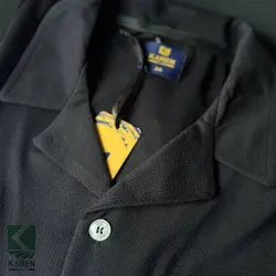 ست پیراهن یقه انگلیسی و شلوارک سایز بزرگ پارچه حصیری- کد 268