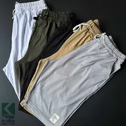 ست پیراهن یقه انگلیسی و شلوارک سایز بزرگ پارچه حصیری- کد 268