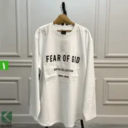 بلوز سایز بزرگ پنبه براش Fear of God - کد 140