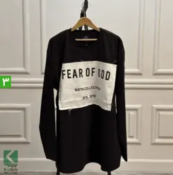 بلوز سایز بزرگ پنبه براش Fear of God - کد 140