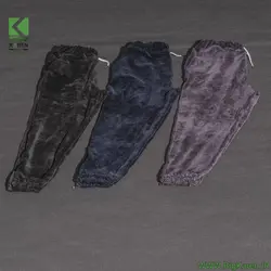 شلوار سایز بزرگ مخمل دمپا کش و زیپ خور