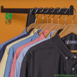 پیراهن سایز بزرگ مردانه polo ساده - کد 106