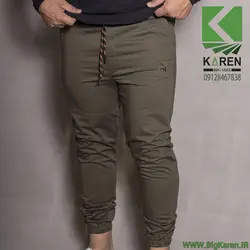 شلوار سایز بزرگ مردانه ۴ جیب جنس کتان کمر و دمپا کش