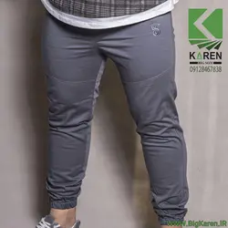 شلوار سایز بزرگ مردانه ۴ جیب جنس کتان کمر و دمپا کش