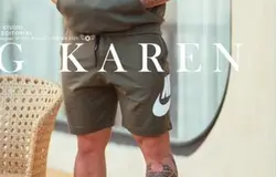 شلوارک سایز بزرگ مردانه Nike - کد ۱۱۵