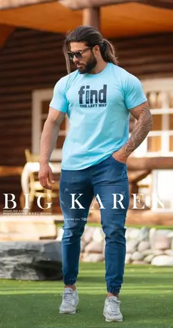 شلوار لی سایز بزرگ کمر کش و دمپا کش - کد ۱۲۳