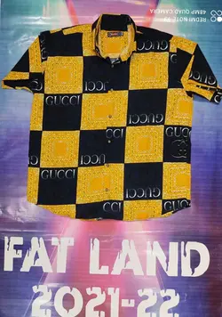 پیراهن هاوایی سایز بزرگ پارچه نخی - کد 182