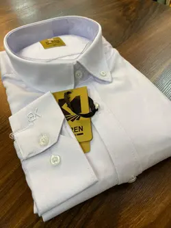 پیراهن سایز بزرگ آستین بلند - کد 216