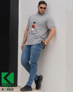 پلوشرت سایز بزرگ تدی - کد 376