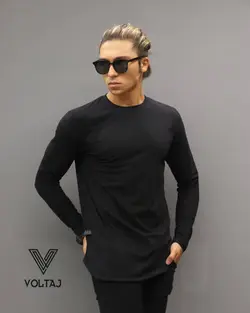 بلوز سایز بزرگ مردانه آستین بلند برند zara جنس پارچه پنبه