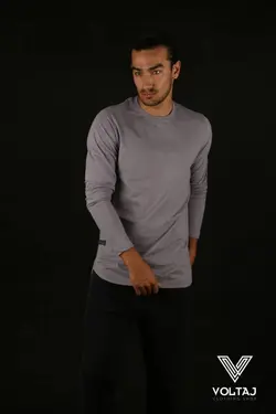 بلوز سایز بزرگ مردانه آستین بلند برند zara جنس پارچه پنبه