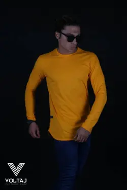 بلوز سایز بزرگ مردانه آستین بلند برند zara جنس پارچه پنبه