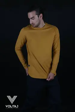 بلوز سایز بزرگ مردانه آستین بلند برند zara جنس پارچه پنبه