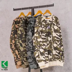 بلوز سایز بزرگ یقه گرد چریکی - ۱۱۳