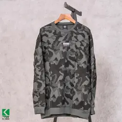 بلوز سایز بزرگ یقه گرد چریکی - ۱۱۳