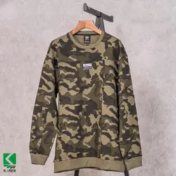 بلوز سایز بزرگ یقه گرد چریکی - ۱۱۳