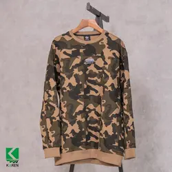 بلوز سایز بزرگ یقه گرد چریکی - ۱۱۳