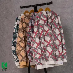 هودی سایز بزرگ BurBerry - کد 116