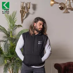 ٰژیله هودی سایز بزرگ مردانه بدون آستین - کد ۱۰۹