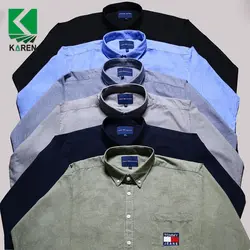 پیراهن سایز بزرگ مردانه Tommy تیک جیب - کد ۱۱۰