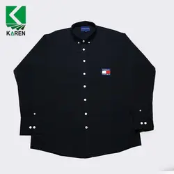 پیراهن سایز بزرگ مردانه Tommy تیک جیب - کد ۱۱۰