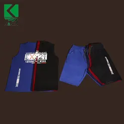 تاپ و شلوارک سایز بزرگ مردانه EX2T - کد 105