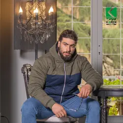 کاپشن سایز بزرگ مردانه دورس داخل پشم شیشه - کد 110