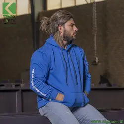 هودی دورس سایز بزرگ جلو طرح دار شمعی آستین جیب دار