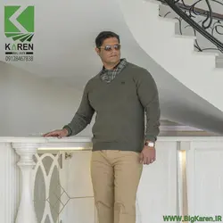 سلانیک یقه پیراهنی مردانه سایز بزرگ