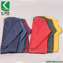 بلوز سایز بزرگ سلانیک یقه هفت مردانه