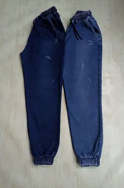 شلوار اسلش جین سایز بزرگ - کد 167