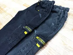 شلوار اسلش جین سایز بزرگ - کد 166