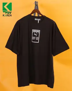 تیشرت سایز بزرگ مشکی - کد 420