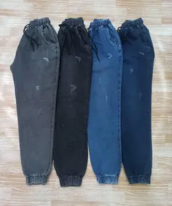 شلوار اسلش جین سایز بزرگ - کد 169