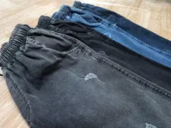 شلوار اسلش جین سایز بزرگ - کد 169