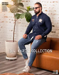 پیراهن سایز بزرگ کتان کش - کد 228