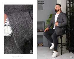 پالتو سایز بزرگ مردانه پارچه ترک - کد ۱۰۳