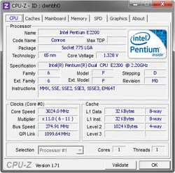 سی پی یو اینتل CPU intel E2200 (استوک)