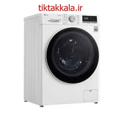 قیمت ماشین لباسشویی ال جی v5 ظرفیت 9 کیلویی مدل f4v5 سفید و سیلور