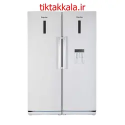 مشخصات , قیمت یخچال فریزر دوقلو دیپوینت مدل d4i | یخچال دیپوینت 40 فوت سیلور مدل d4i