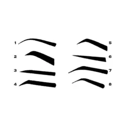 شابلون طراحی ابرو