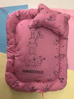 قیمت و خرید زیرانداز 4تکه تترون سلام کوچولو صورتی - سیسمونی آقابزرگ