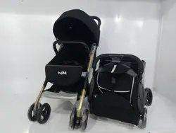 قیمت و خرید کالسکه مینی پرو دلیجان مشکی بدنه طلایی - سیسمونی آقابزرگ