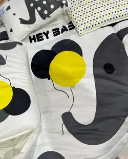 قیمت و خرید سرویس خواب 4 تیکه طرح فیل و بادکنک مایسا - سیسمونی آقابزرگ