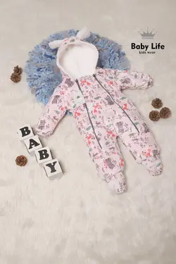 قیمت و خرید سرهمی مخمل 465-464 بی بی لایف طرح خرس و روباه - سیسمونی آقابزرگ