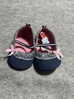 قیمت و خرید پاپوش نوزادی ژیکالو طرح لی چیندار پاپیون صورتی - سیسمونی آقابزرگ