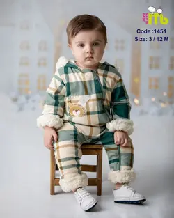 قیمت و خرید سرهمی چهار خونه سبز 1451 مهتا - سیسمونی آقابزرگ