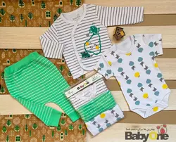 قیمت و خرید سه تیکه بی بی وان طرح گلابی - سیسمونی آقابزرگ