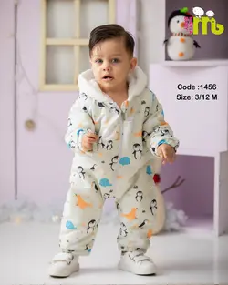 قیمت و خرید کاپشن سرهمی شمعی پنگوئن مهتا کد 1456 - سیسمونی آقابزرگ